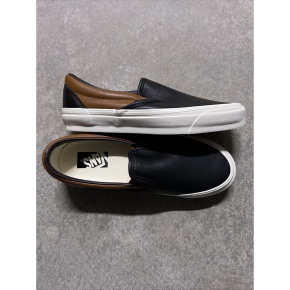 Vans Other - Vans LX Classic Slip On 98 Black/Glazed Ginger VN000D5AETQ Mens 8 Women's 9.5